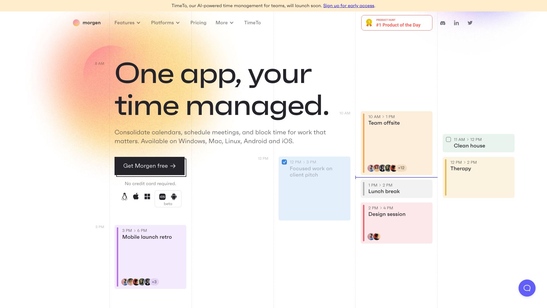 Morgen screenshot