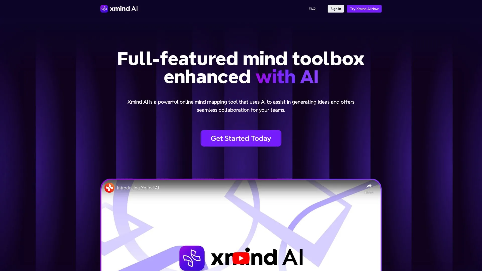 Xmind AI: The Collaborative Mind Mapping Tool screenshot