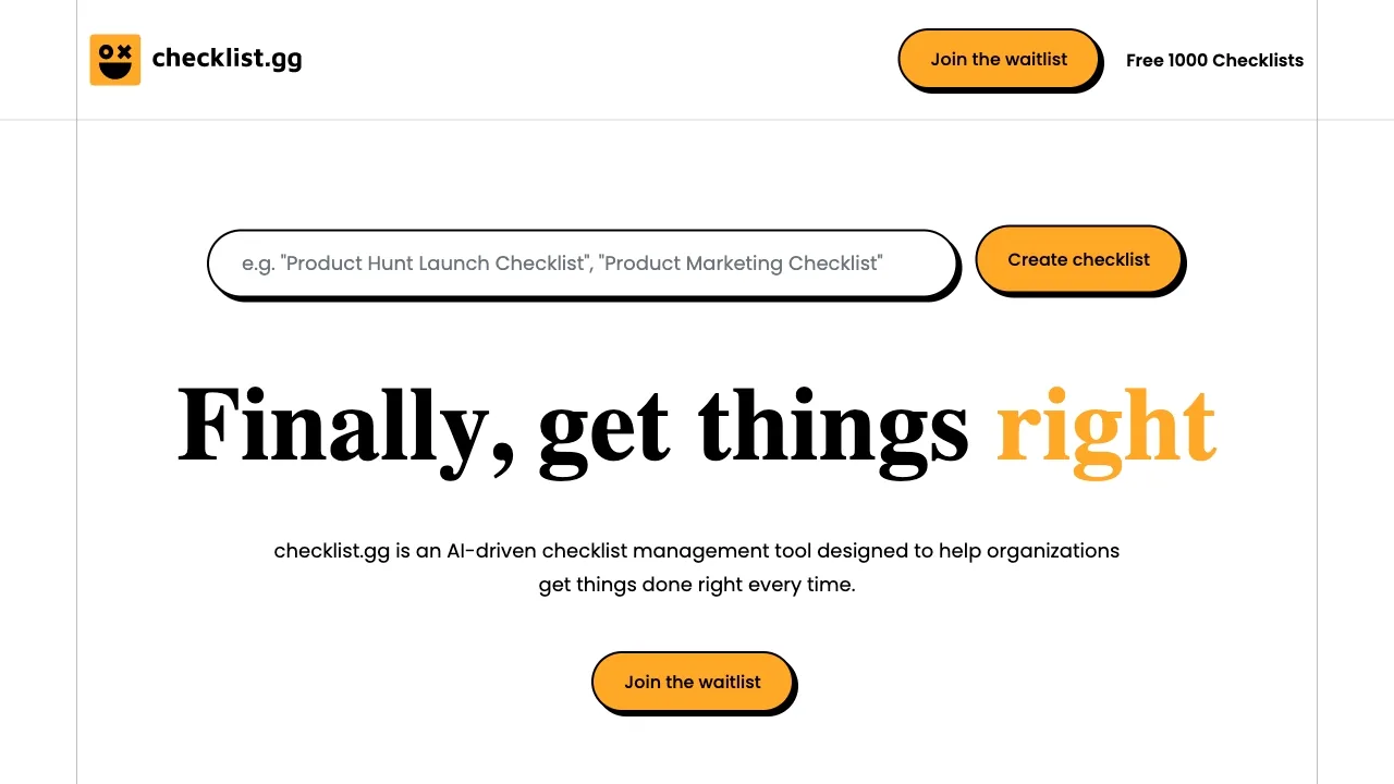 checklist.gg screenshot
