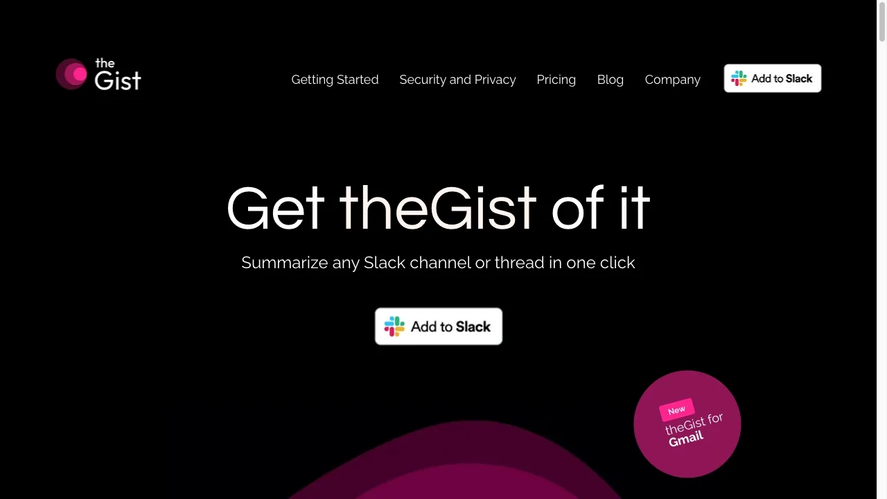 theGist screenshot