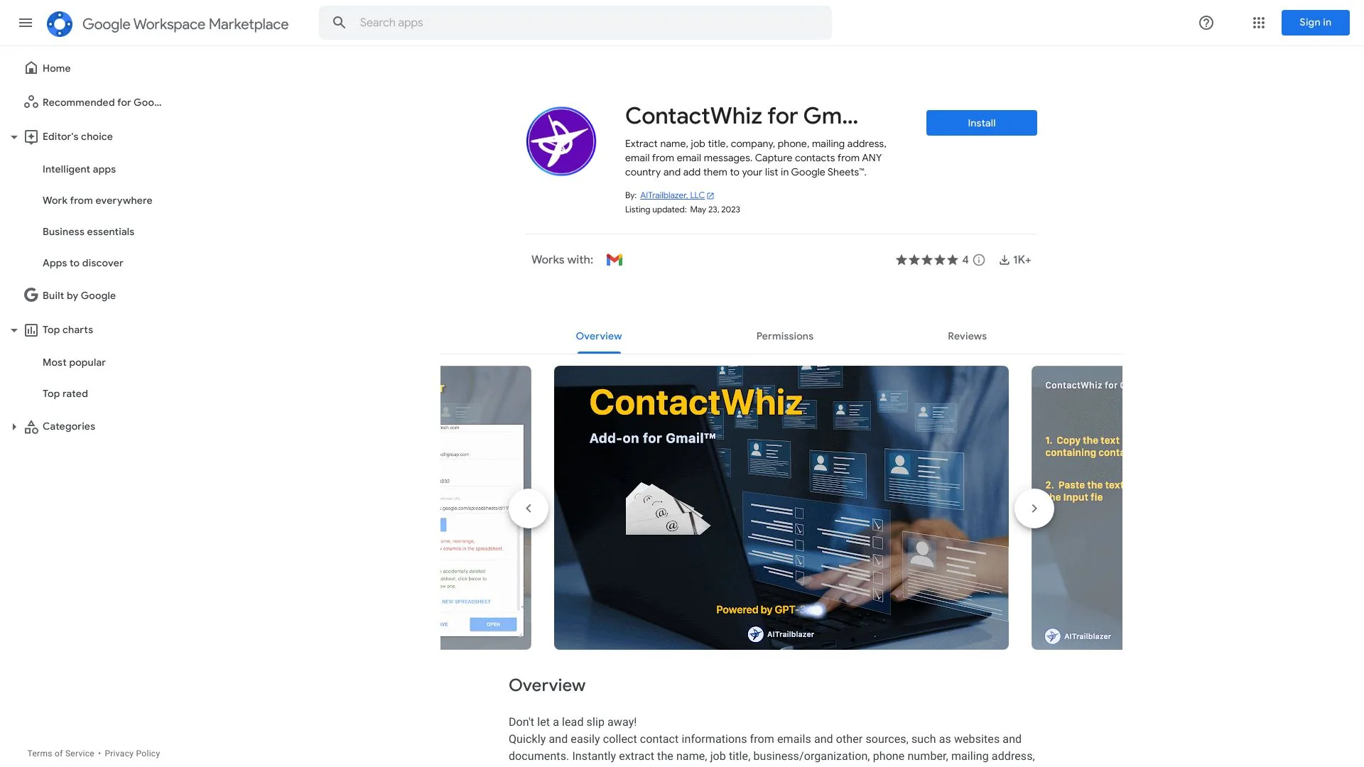 Email Contacts Extractor screenshot