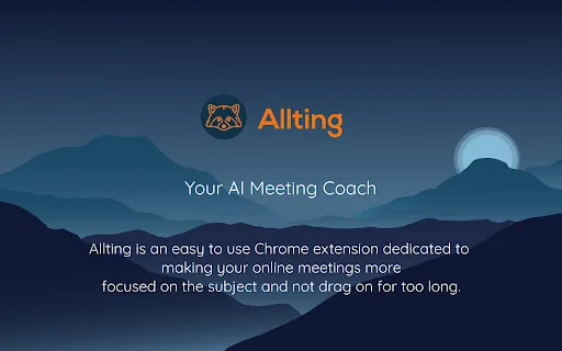 Allting Chrome Extension screenshot