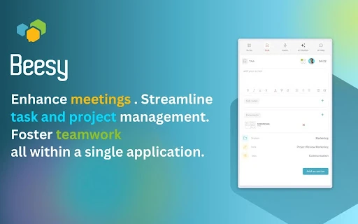 Beesy Task Management AI screenshot