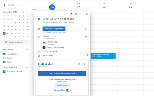 Naratta screenshot