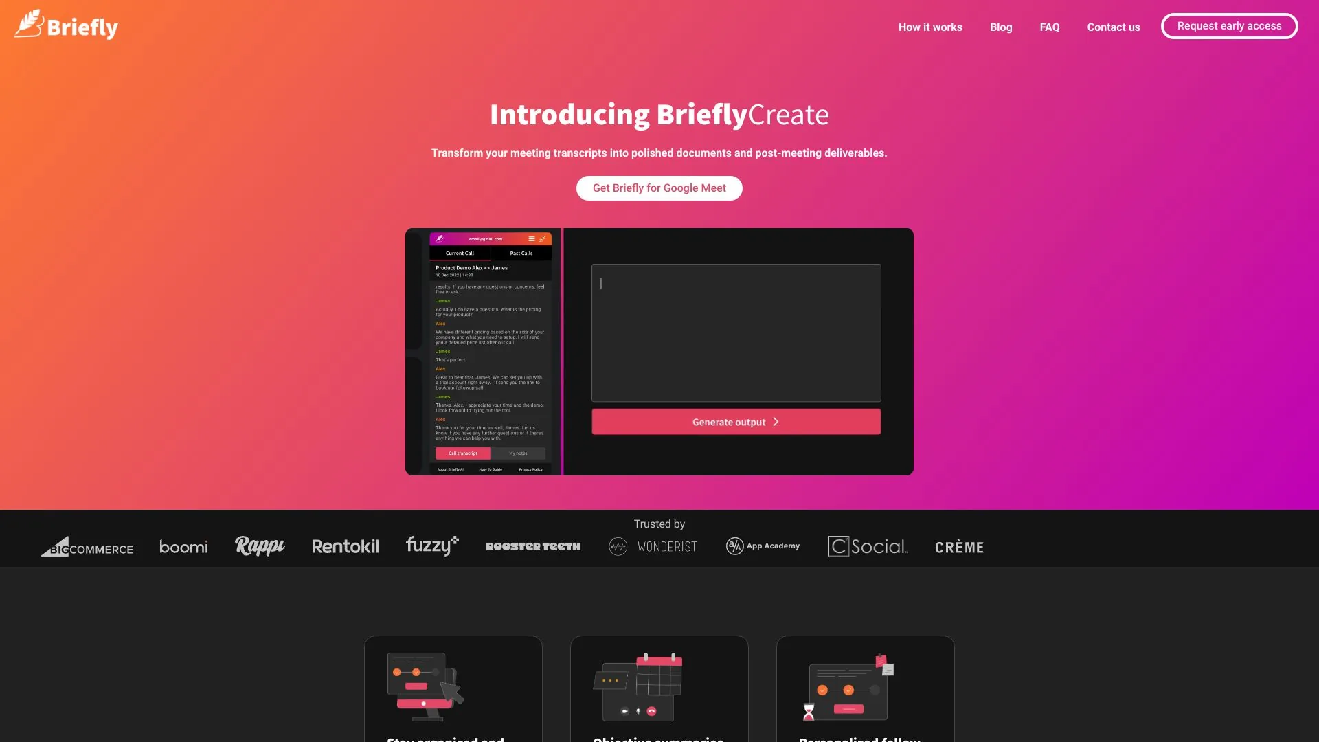 BrieflyAI screenshot