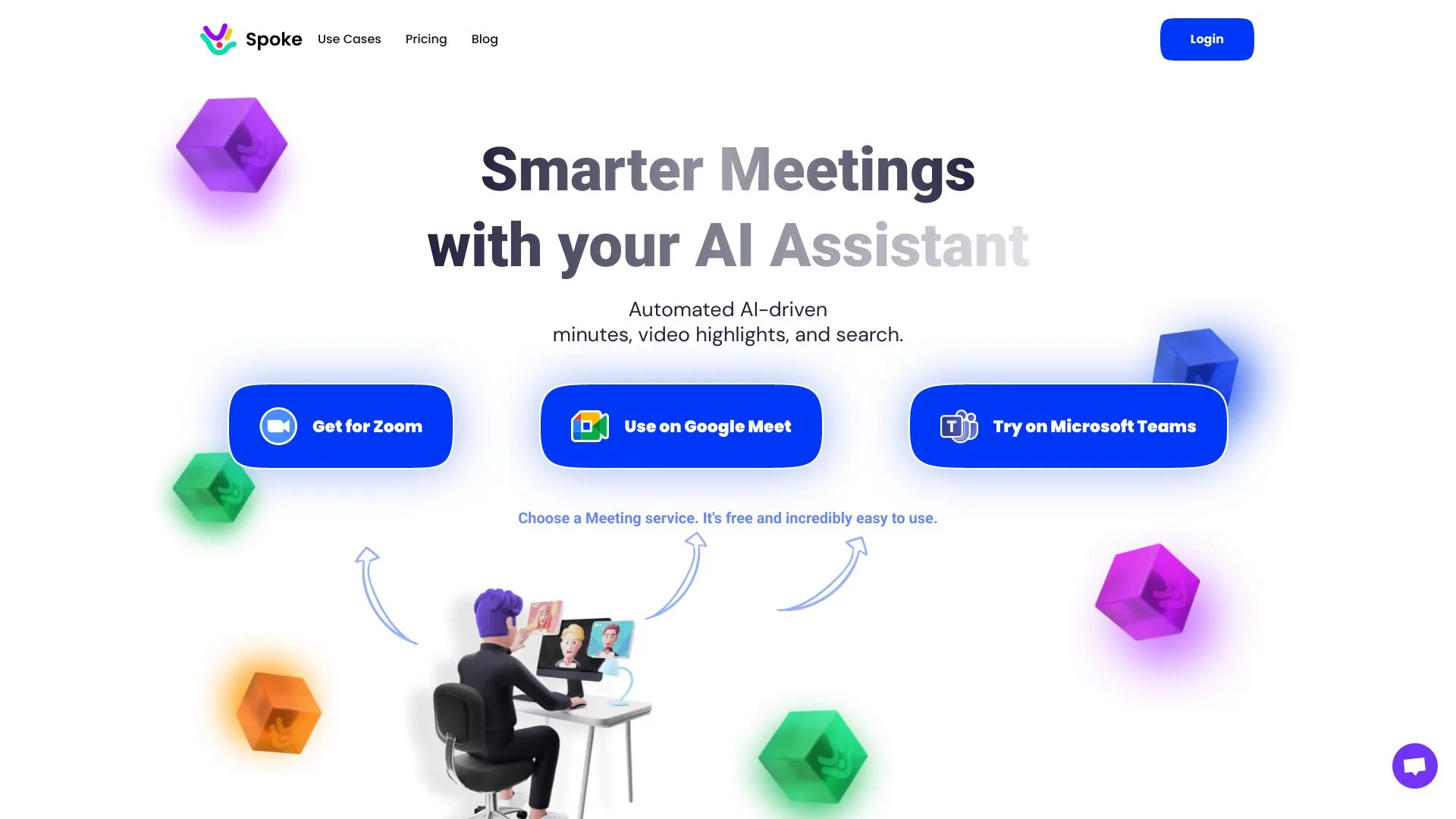 Spoke - Instantly generate AI meeting reports screenshot