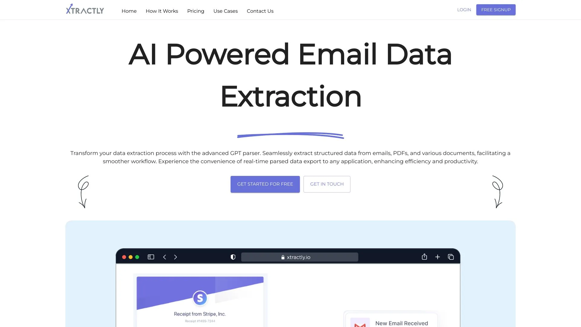 Xtractly screenshot