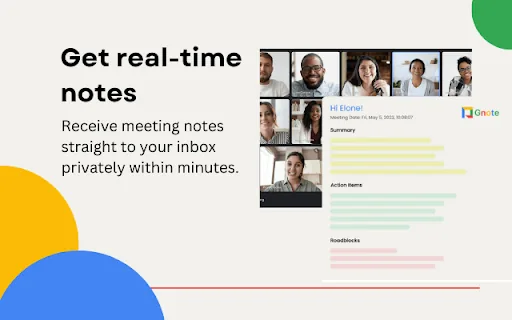 G-note screenshot