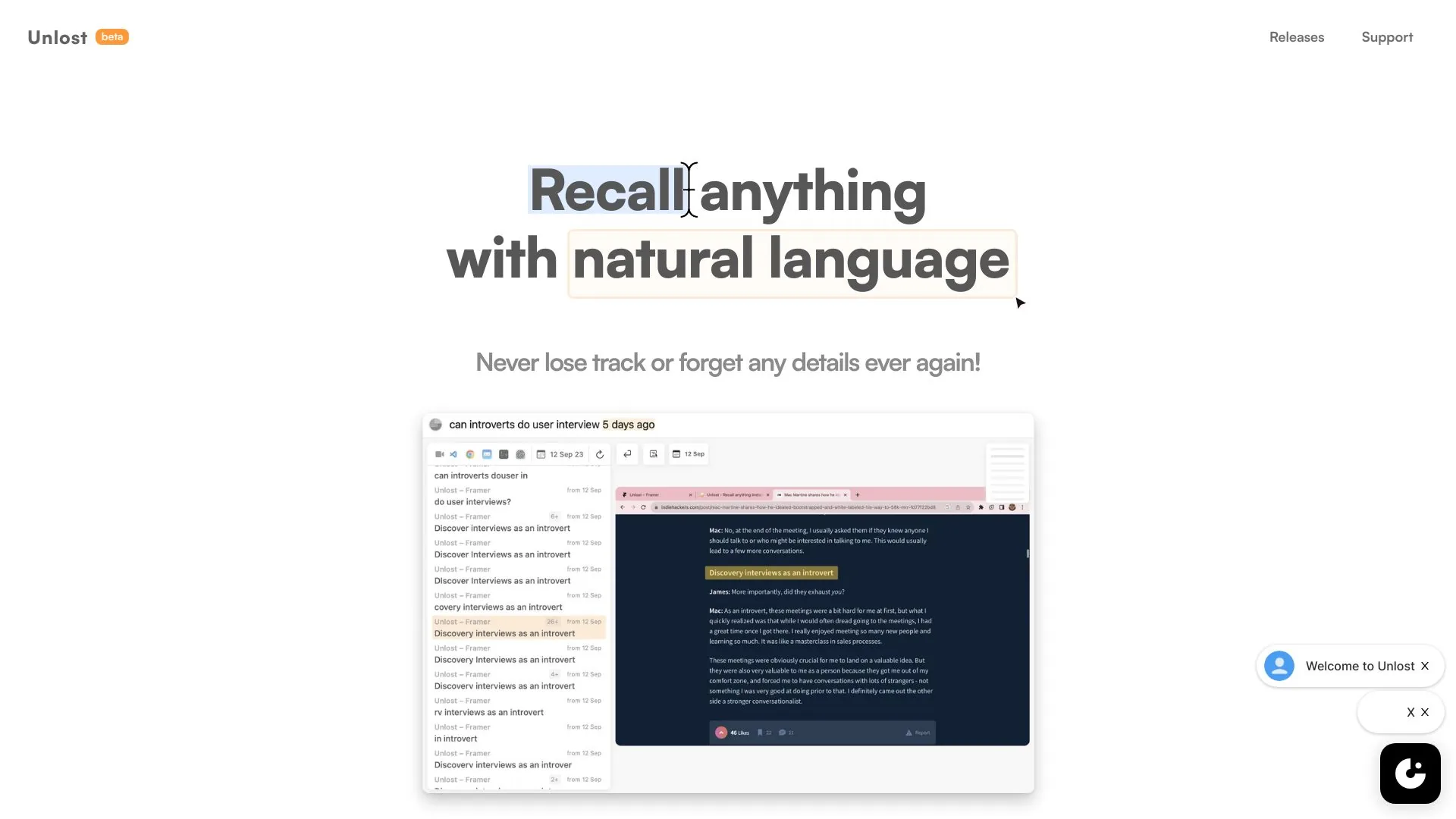 Unlost screenshot