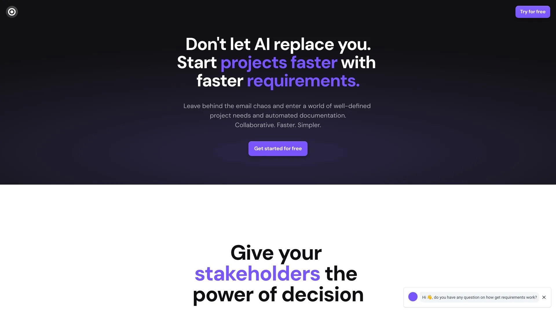 Get Requirements screenshot