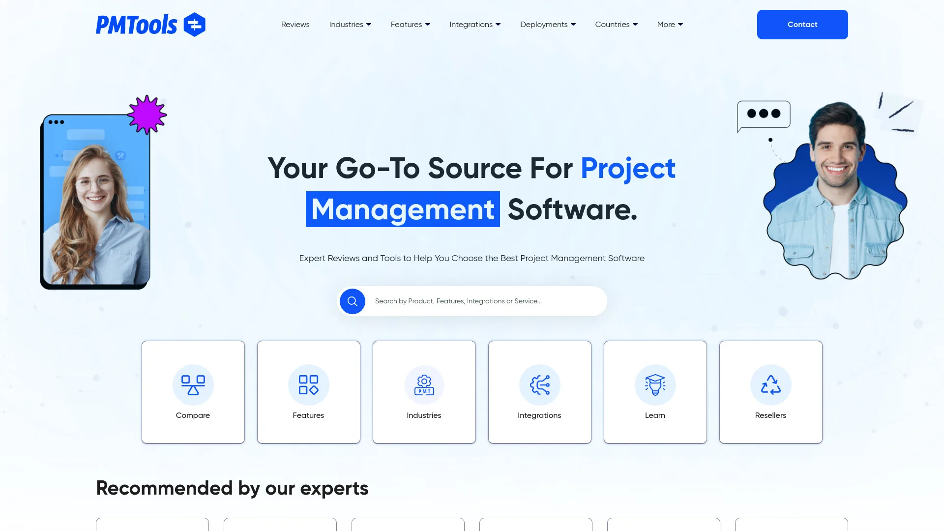 ProjectManagementTools.com screenshot