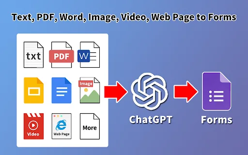 GPT Google Form Builder screenshot