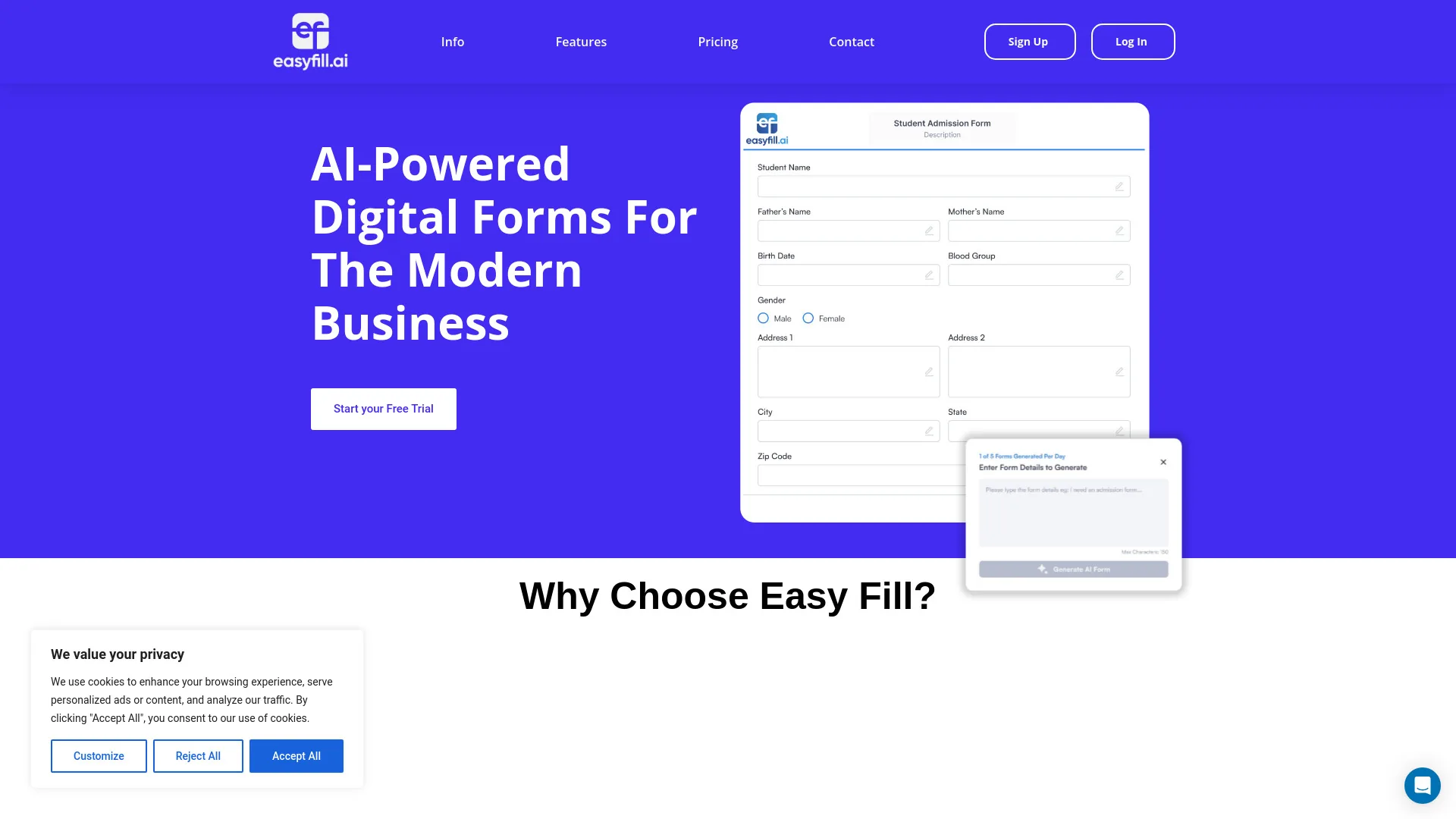 EasyFill.ai screenshot