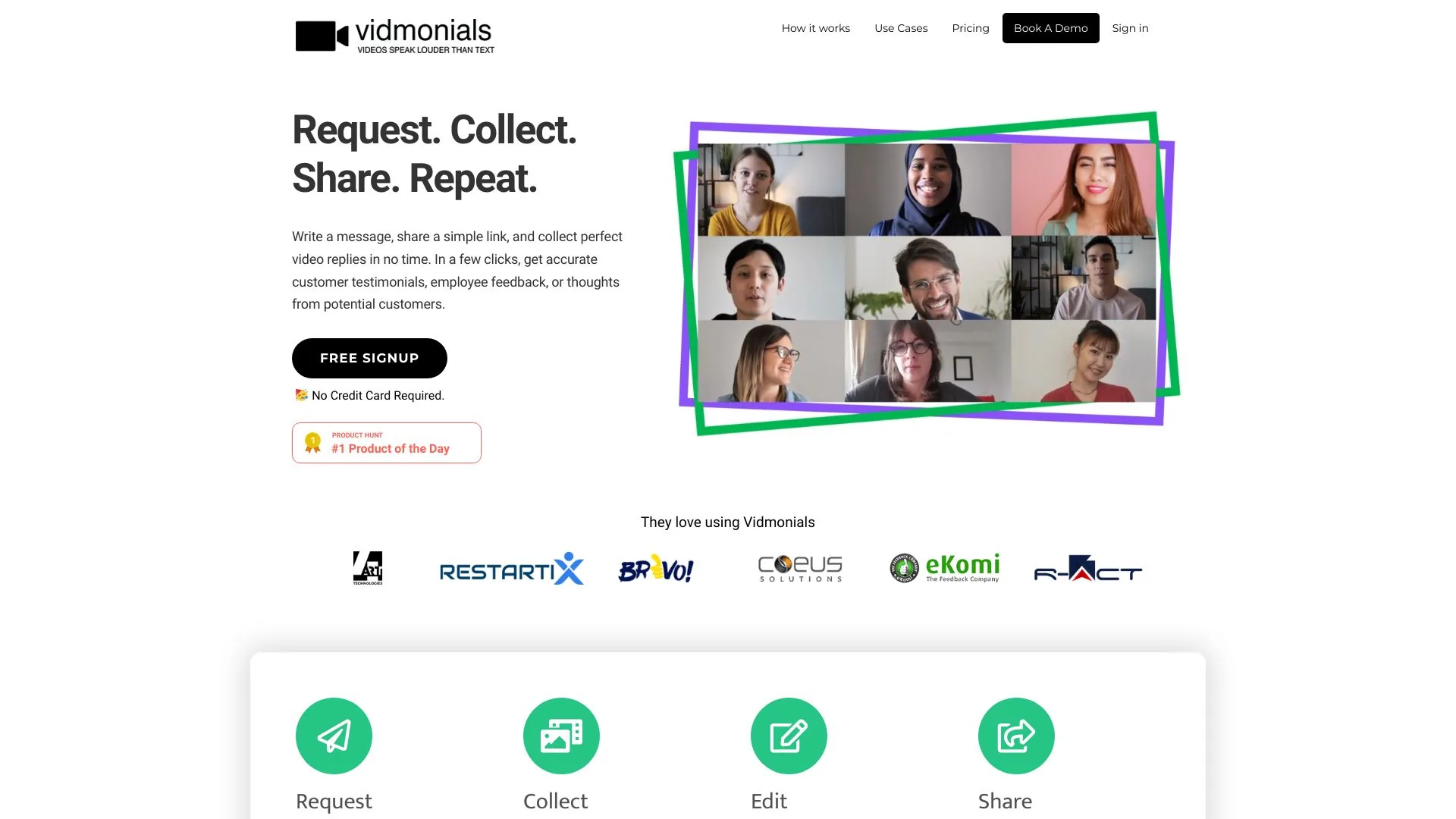 Vidmonials screenshot