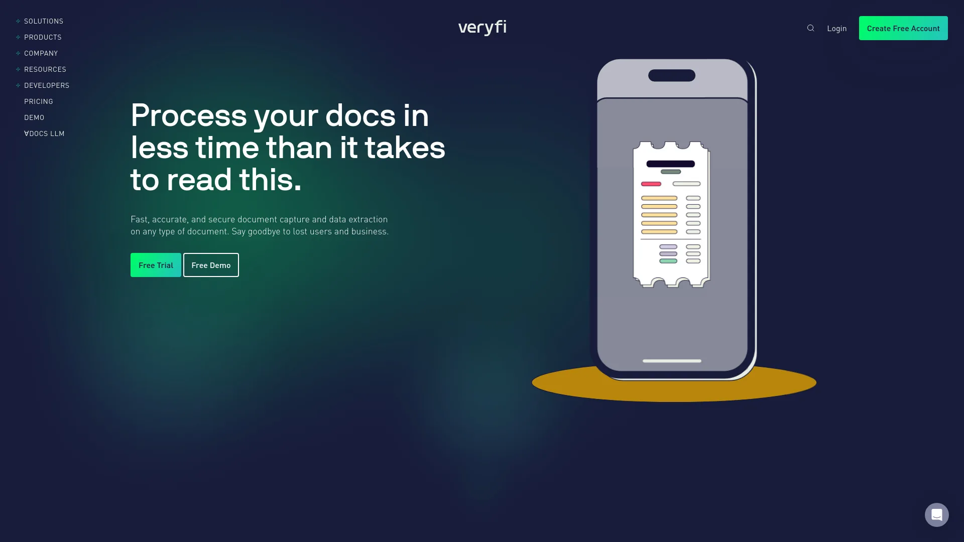 Veryfi screenshot