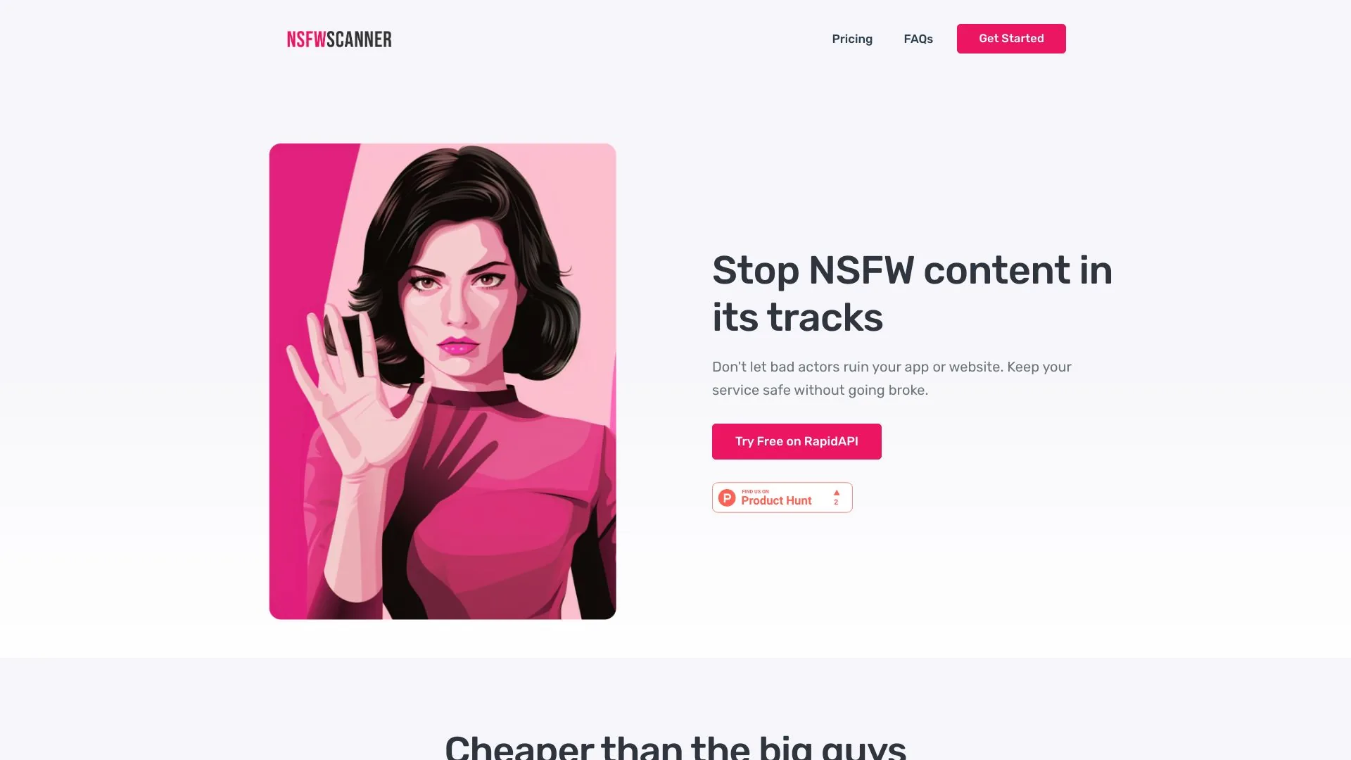 NSFW Image Detection API screenshot