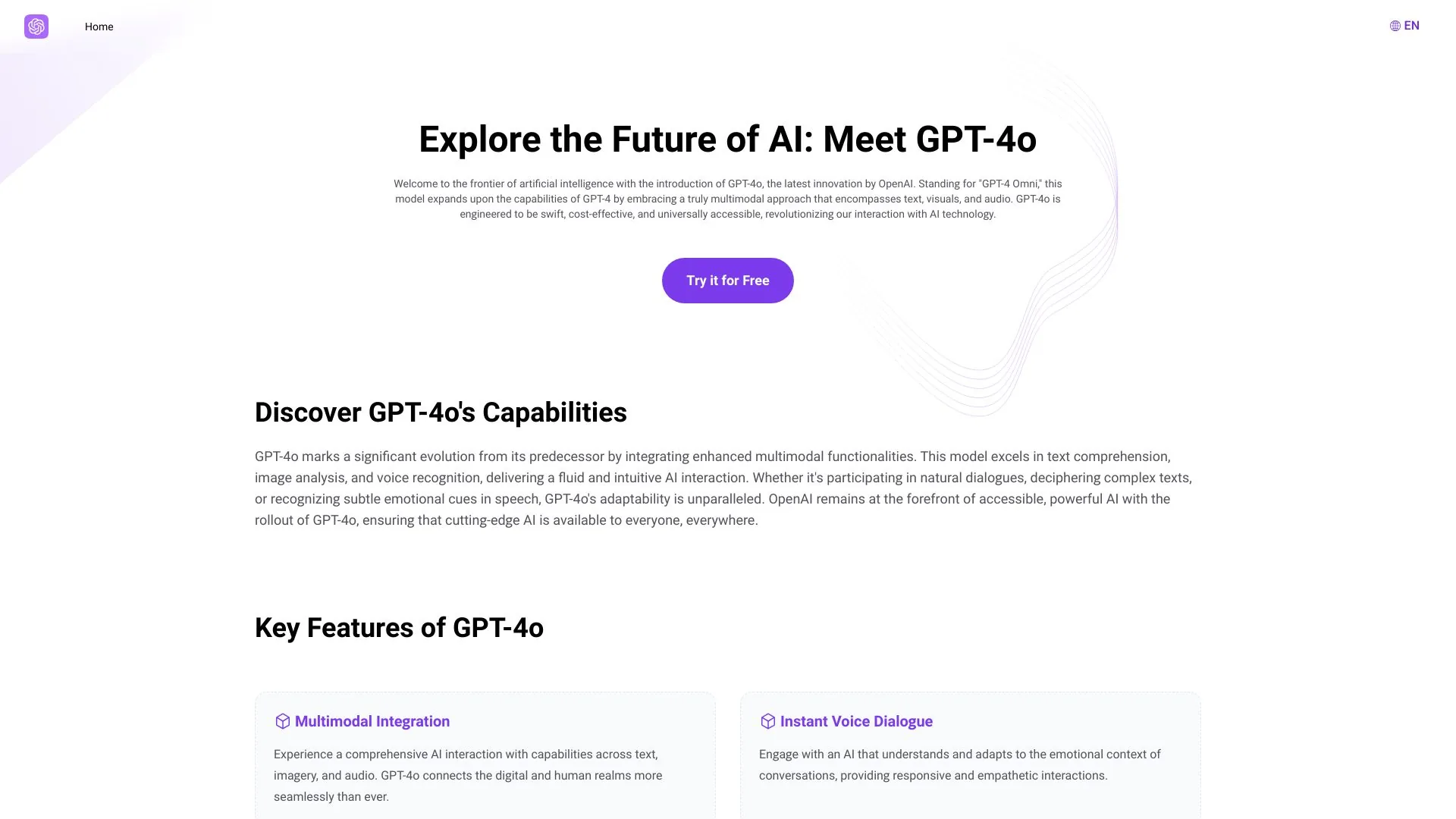GPT4o.so: ChatGPT 4o Free Online screenshot