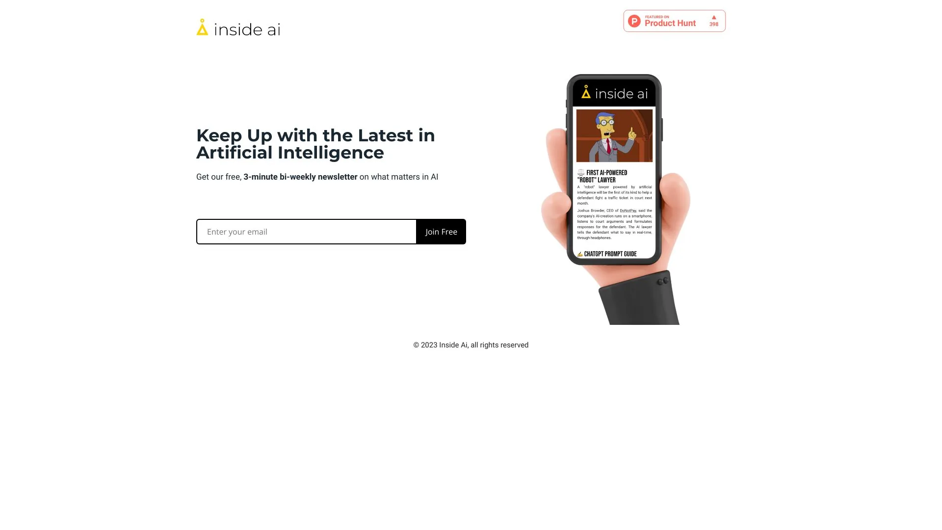 Inside AI screenshot