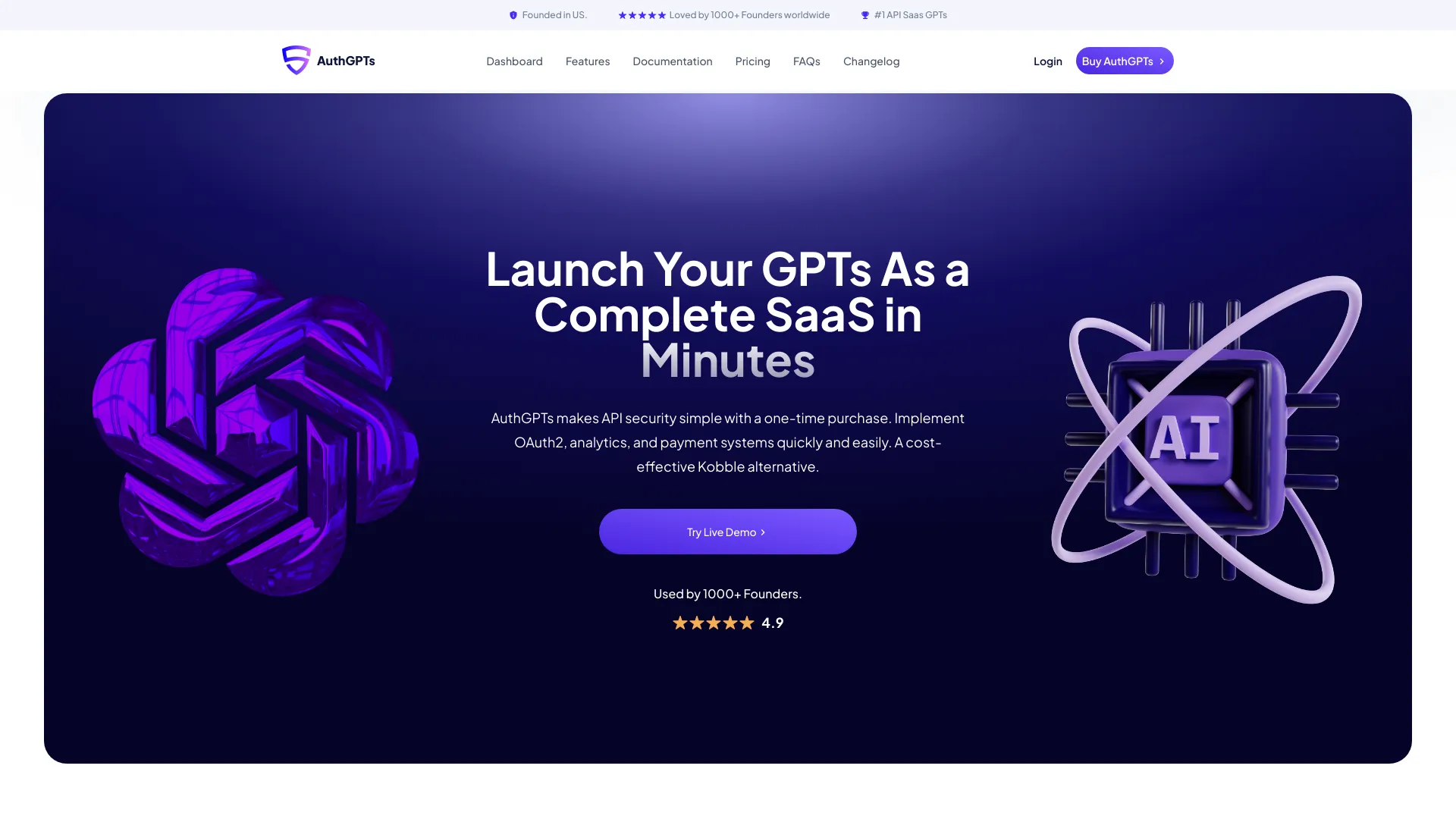 AuthGPTs screenshot