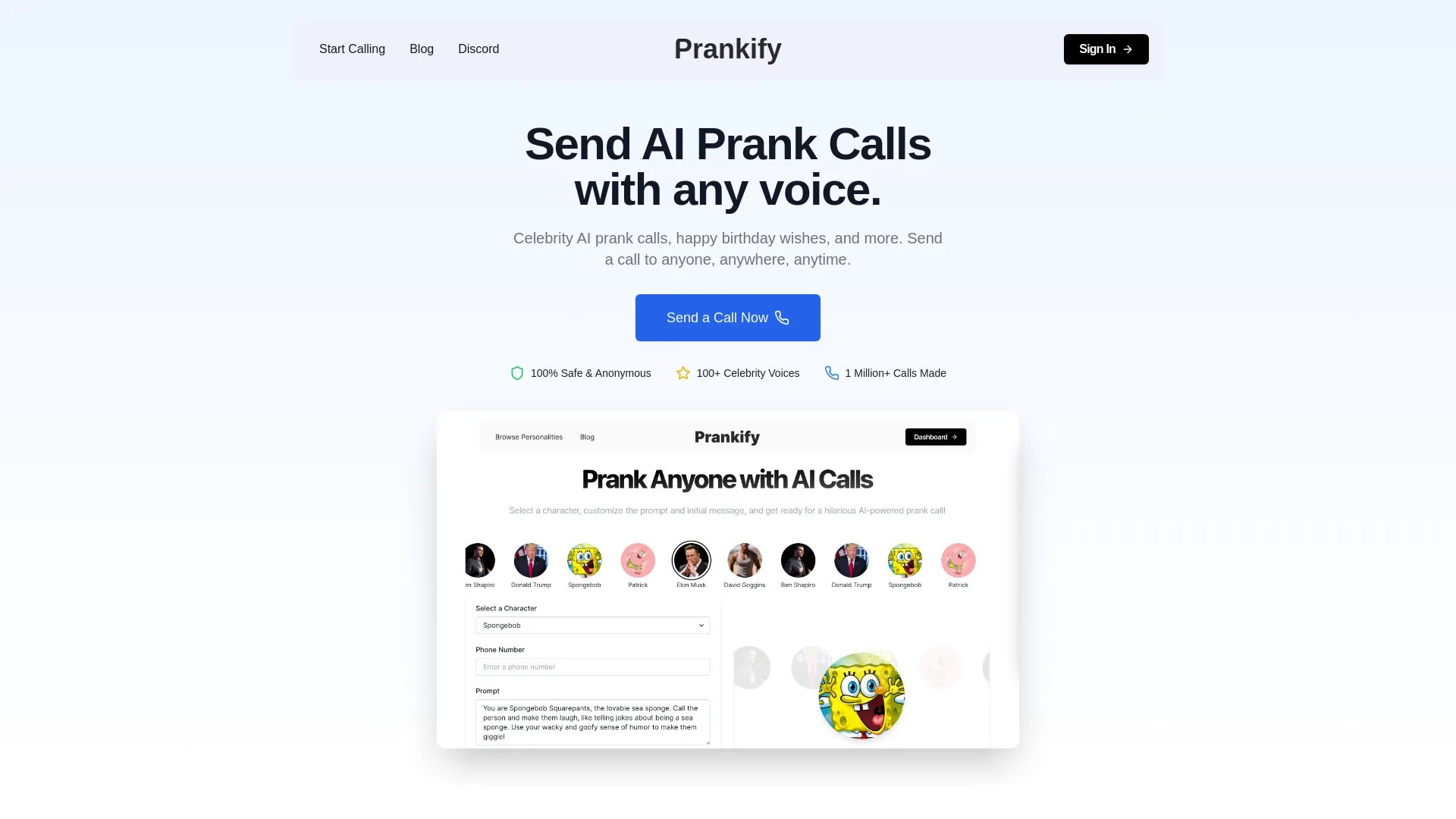 Prankify AI screenshot