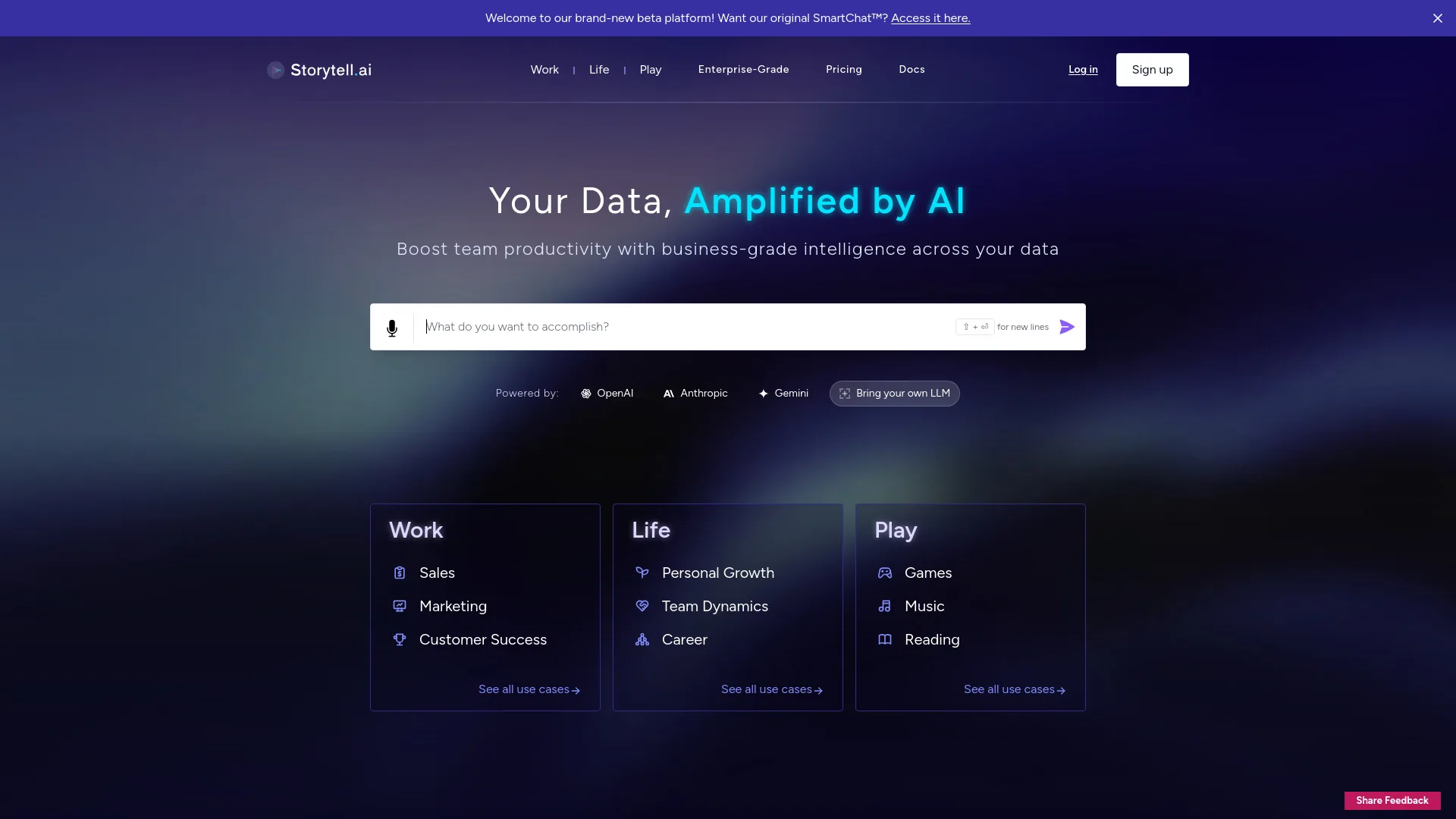 Storytell.ai screenshot