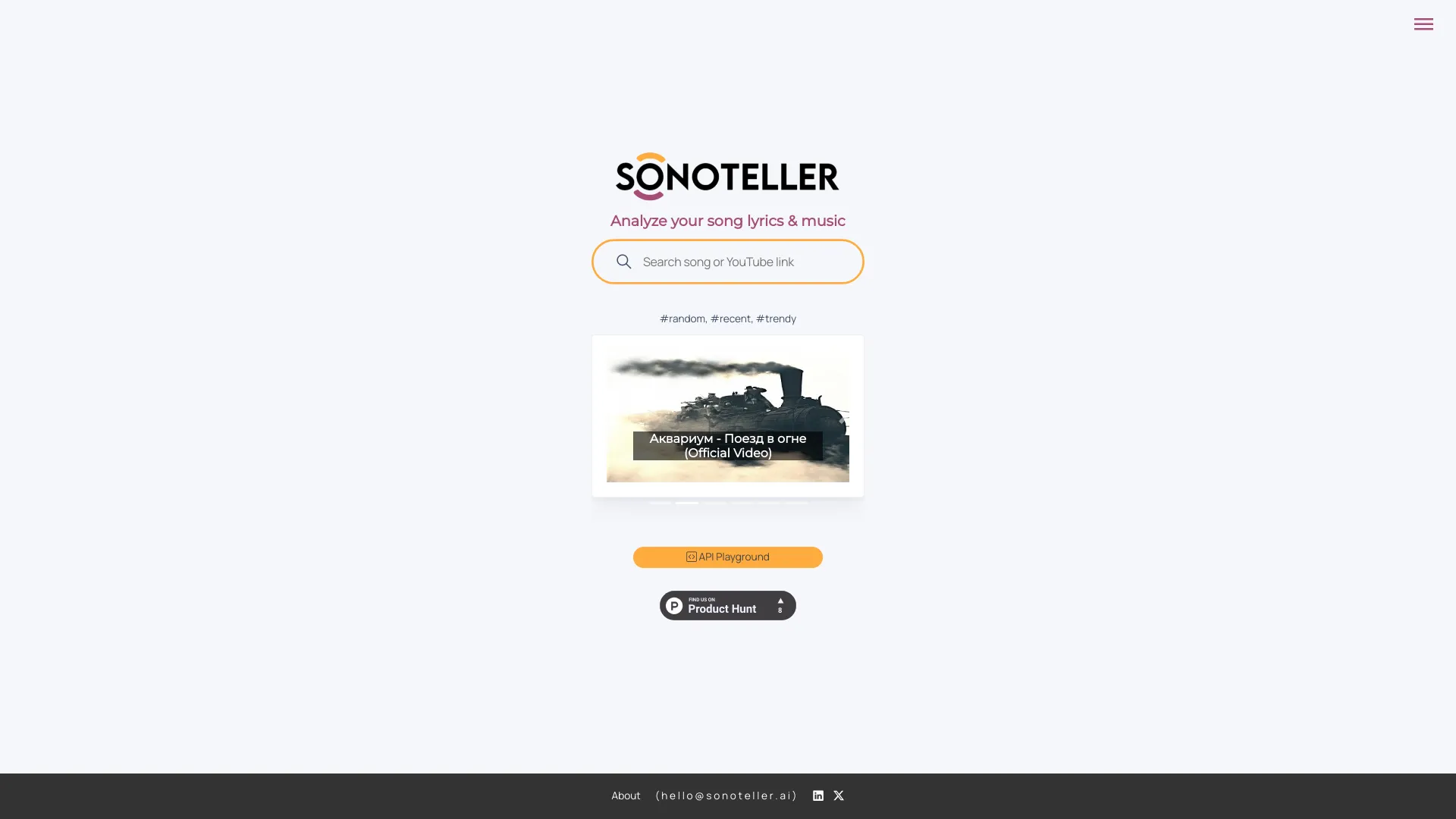 SONOTELLER.AI screenshot