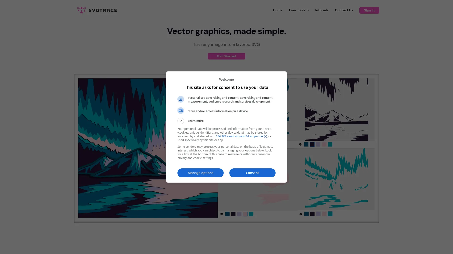 SvgTrace screenshot