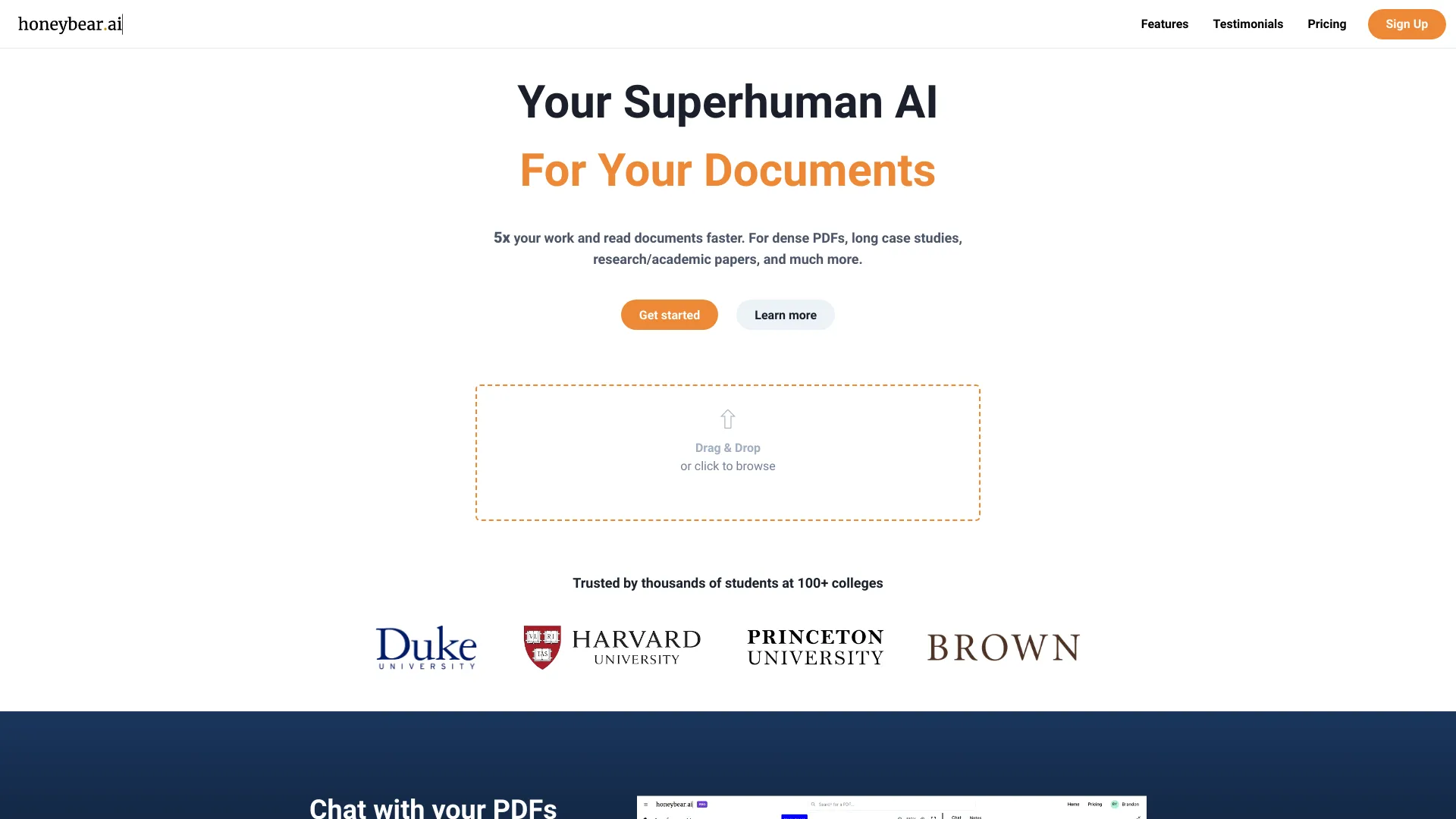 honeybear.ai screenshot