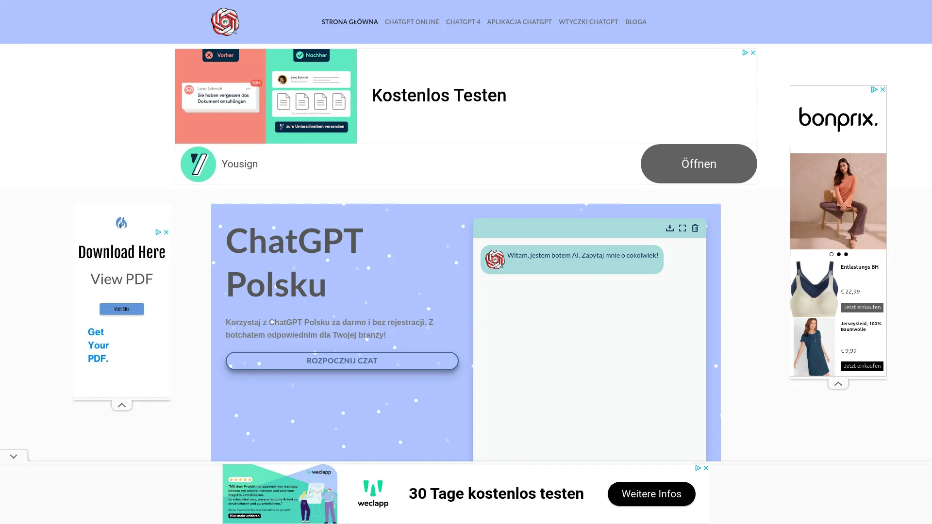 ChatGPT Polsku screenshot