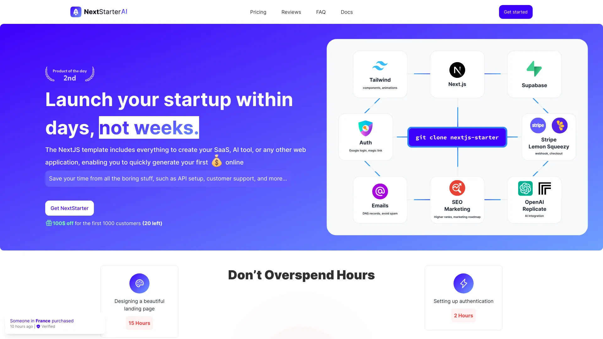 NextStarterAI screenshot