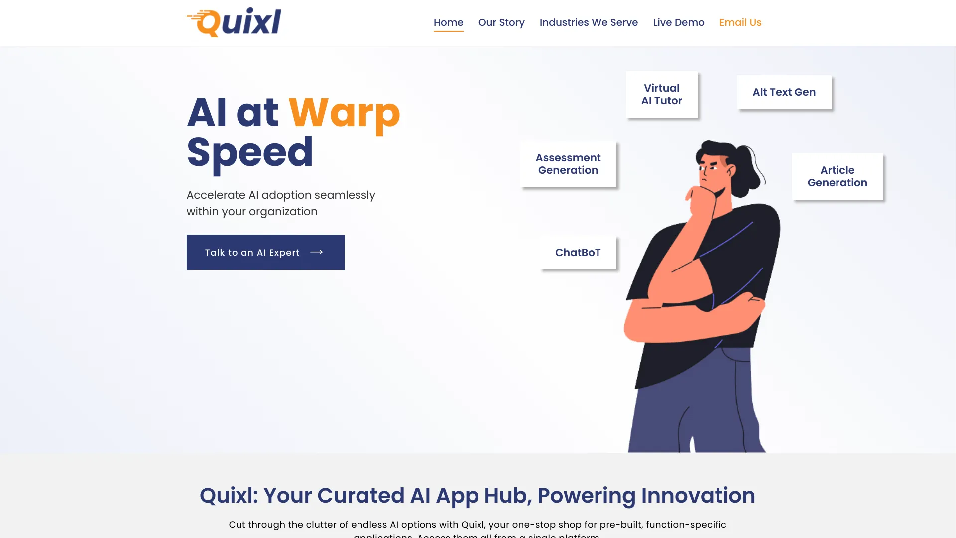 Quixl screenshot