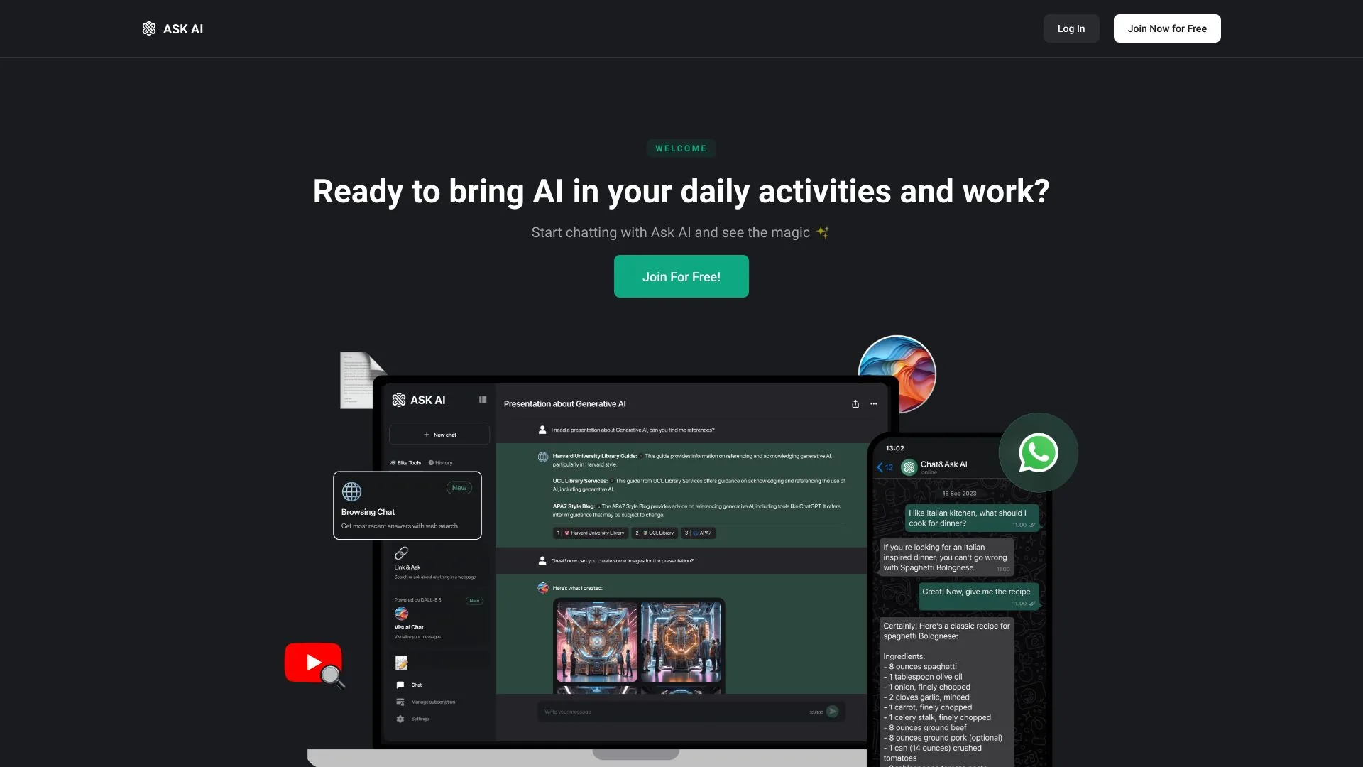 Ask AI - AI Powered Chat Bot Assistant screenshot