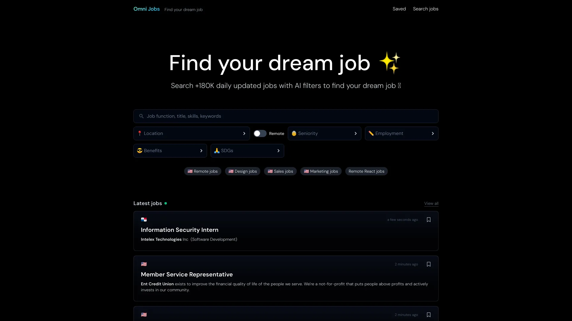 Omni Jobs screenshot