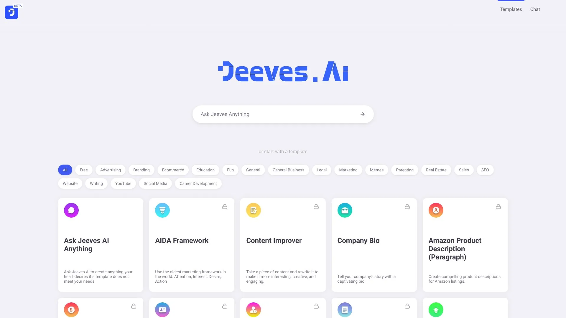 jeeves.ai screenshot