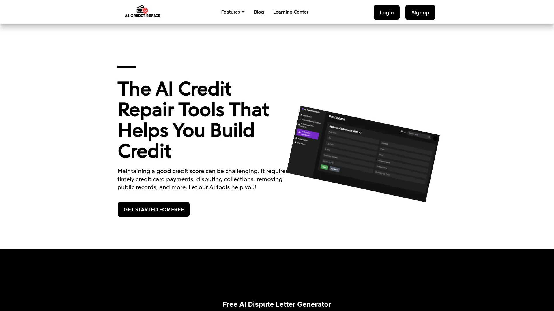 AICreditRepair screenshot