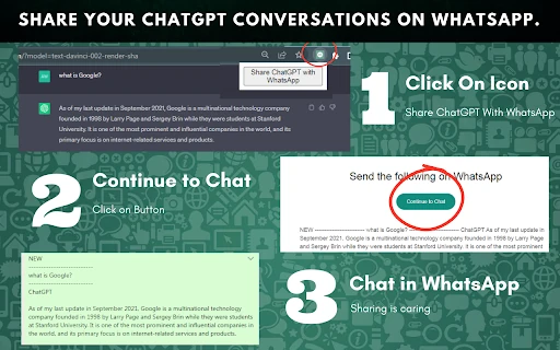 ChatGPT for WhatsApp screenshot