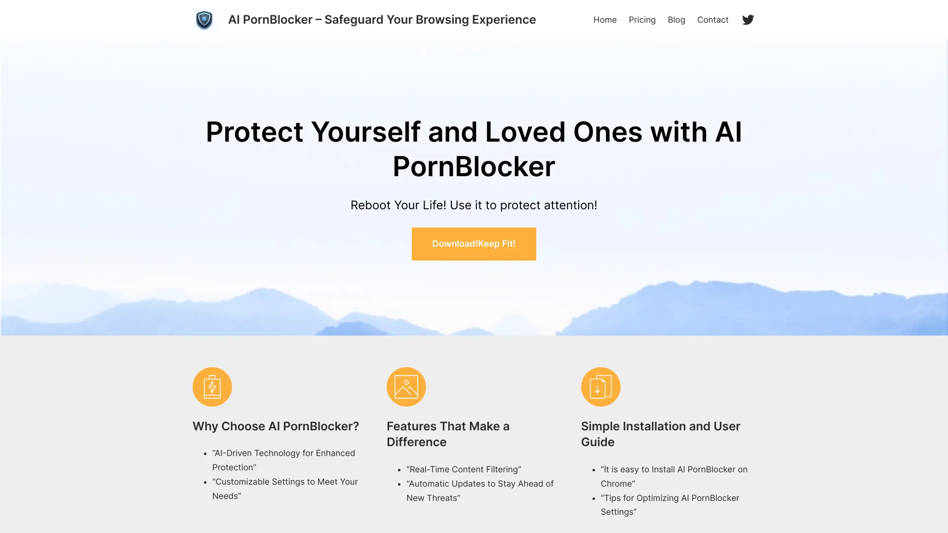 AI PornBlocker screenshot