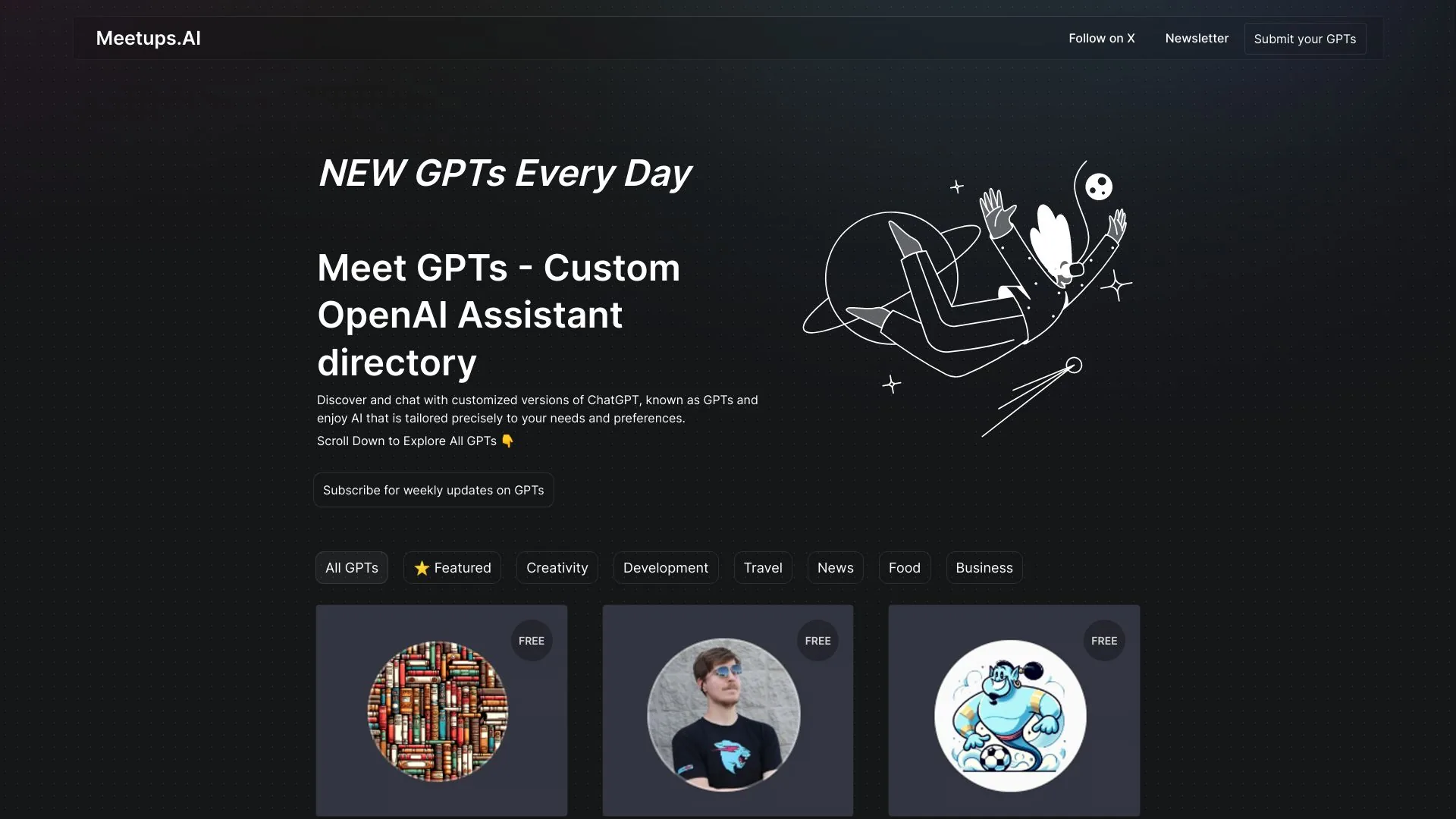 Meetups.AI screenshot