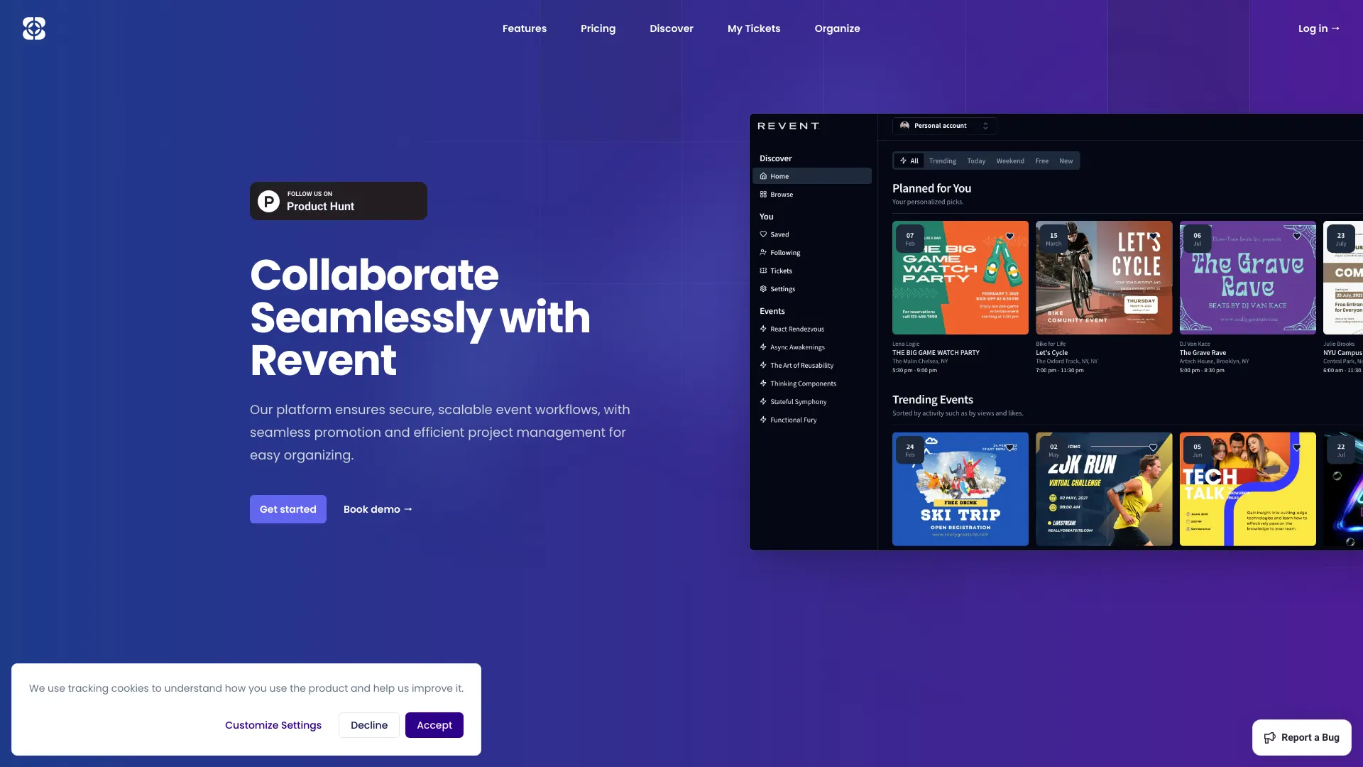 Revent screenshot