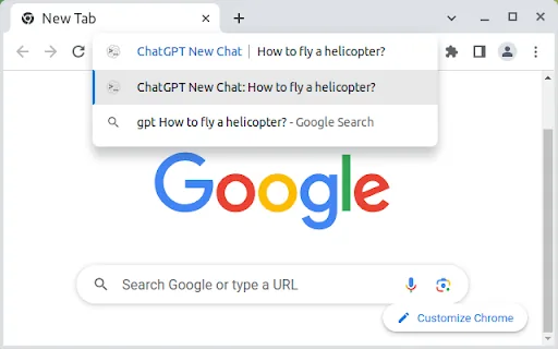 ChatGPT screenshot