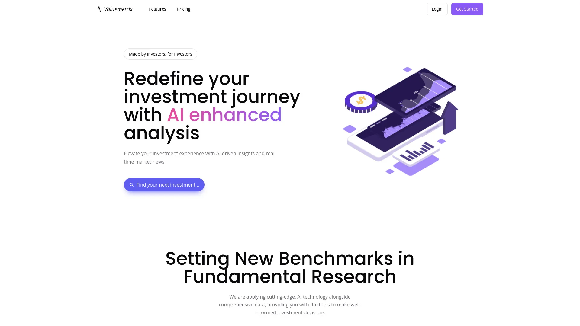 Valuemetrix screenshot