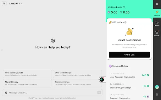 Chat-GPT Data Transformer screenshot