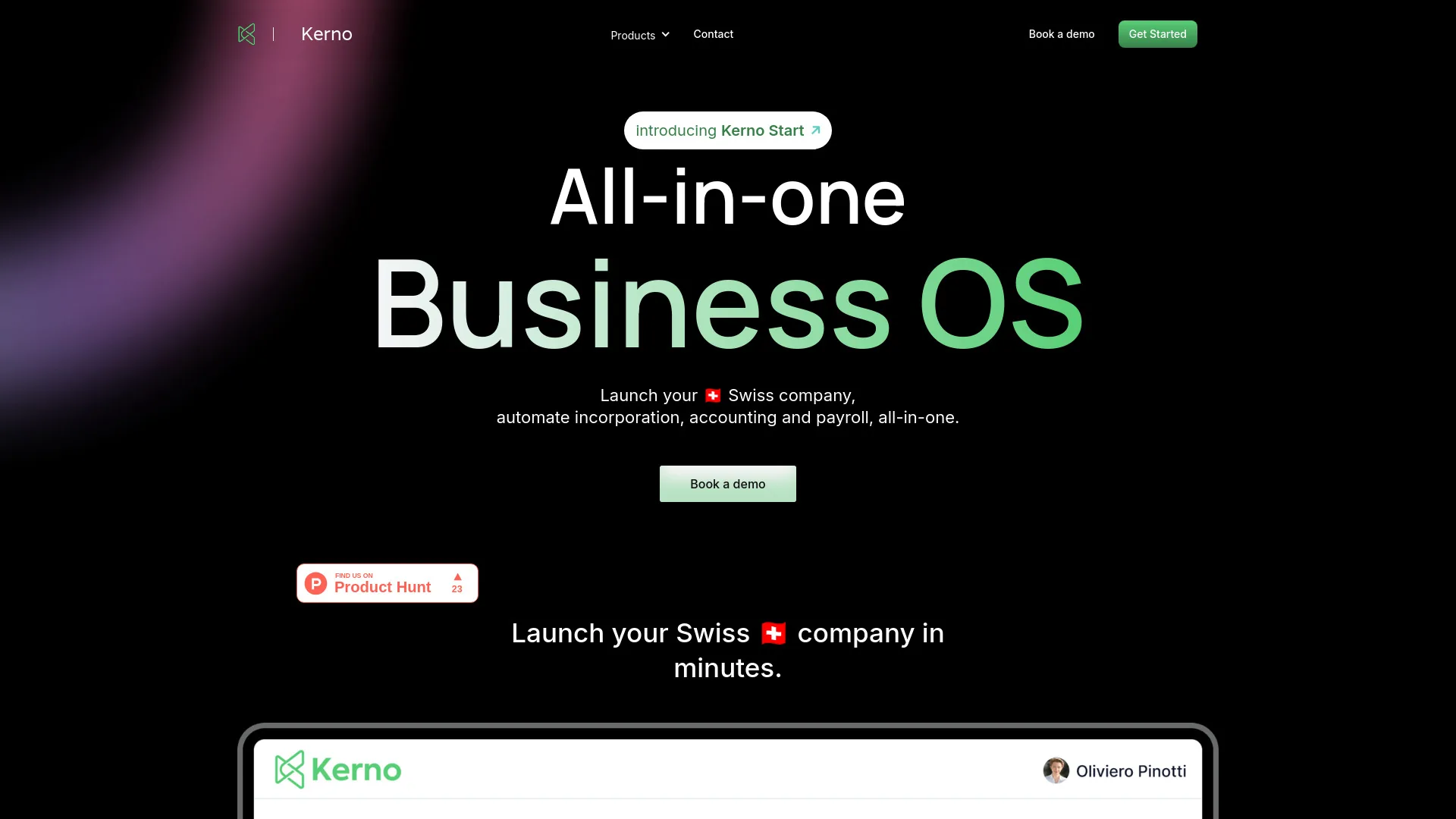 Kerno Start screenshot