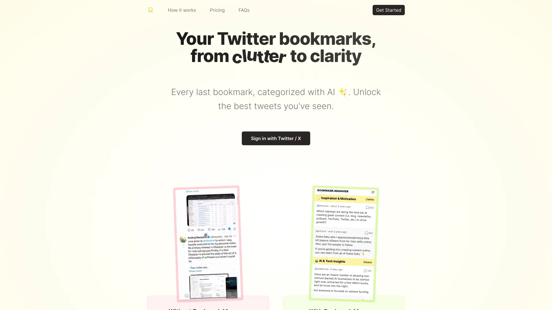 Bookmarks Manager screenshot