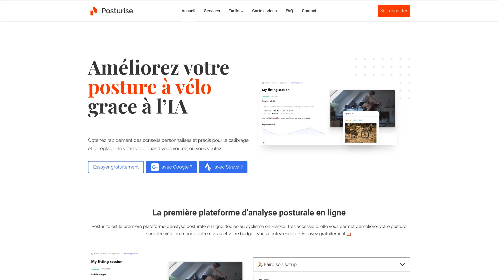 Posturise screenshot