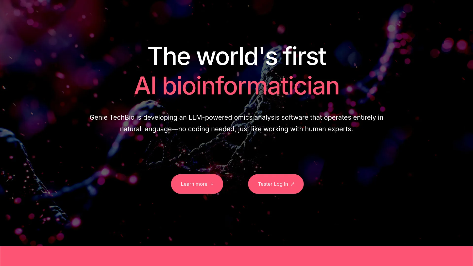 Genie TechBio screenshot