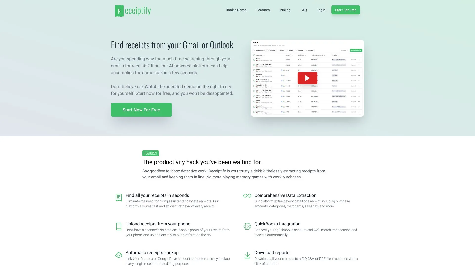 Receiptify screenshot