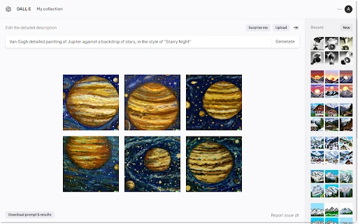DALL·E 2 Image Downloader screenshot