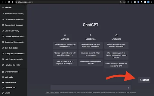 Voice to ChatGPT screenshot