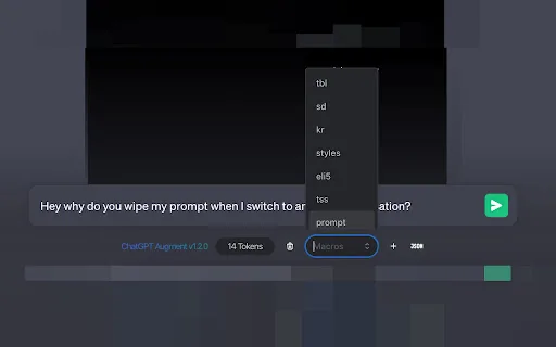 ChatGPT-Augment screenshot